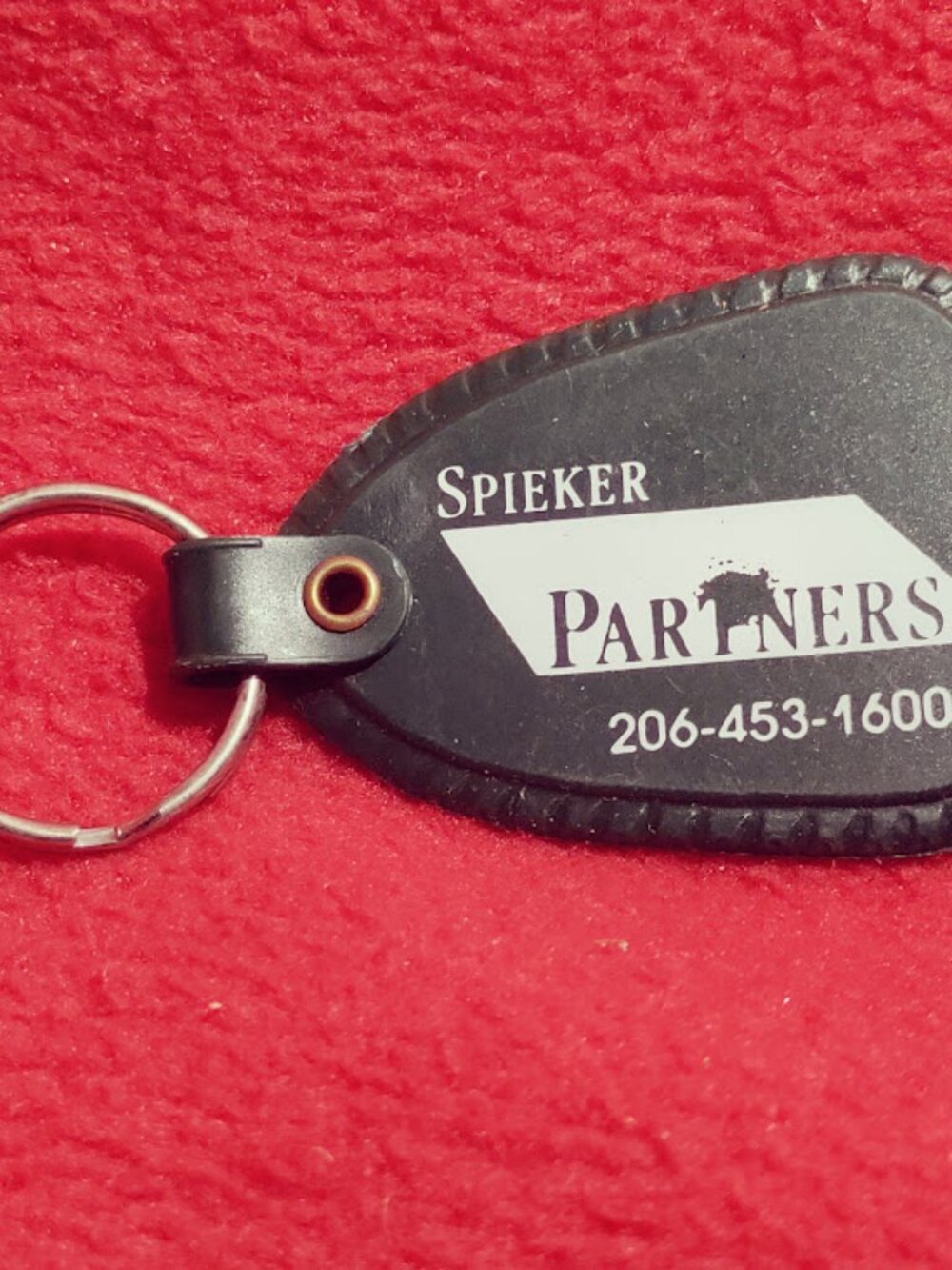 Vintage Spieker Partners Advertising Keychain